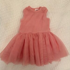 Seed Heritage Pink Baby Dress with Built in Onesie 💗